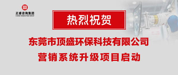 東莞市頂盛環(huán)?？萍加邢薰緺I銷系統(tǒng)升級項目啟動