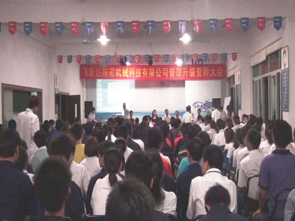 2011年6月3日，飛新達(dá)管理升級誓師大會召開