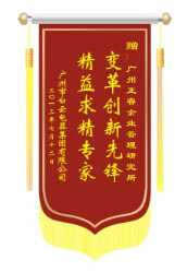 白云電氣集團贈送正睿咨詢變革創(chuàng)新先鋒，精益求精專家錦旗