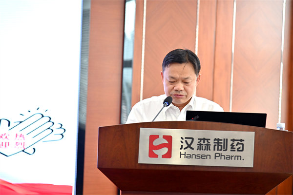 漢森制藥精益營(yíng)銷管理升級(jí)推進(jìn)辦主任、營(yíng)銷副總裁敖凌松先生