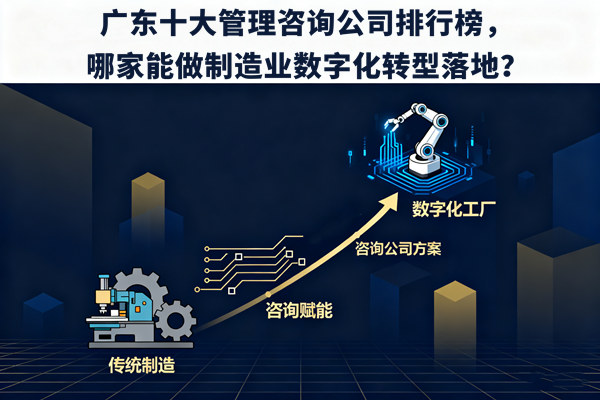 廣東十大管理咨詢公司排行榜，哪家能做制造業(yè)數(shù)字化轉(zhuǎn)型落地？