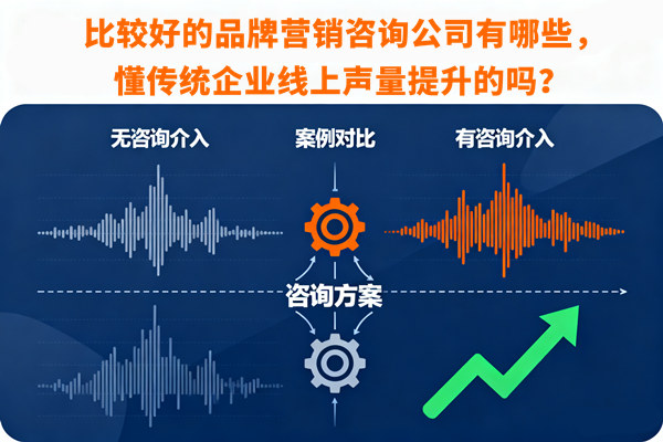 比較好的品牌營銷咨詢公司有哪些，懂傳統(tǒng)企業(yè)線上聲量提升的嗎？
