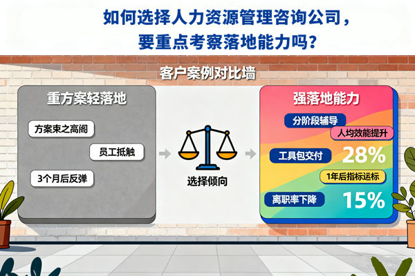 如何選擇人力資源管理咨詢公司，要重點考察落地能力嗎？