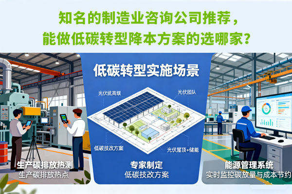 知名的制造業(yè)咨詢公司推薦，能做低碳轉(zhuǎn)型降本方案的選哪家？