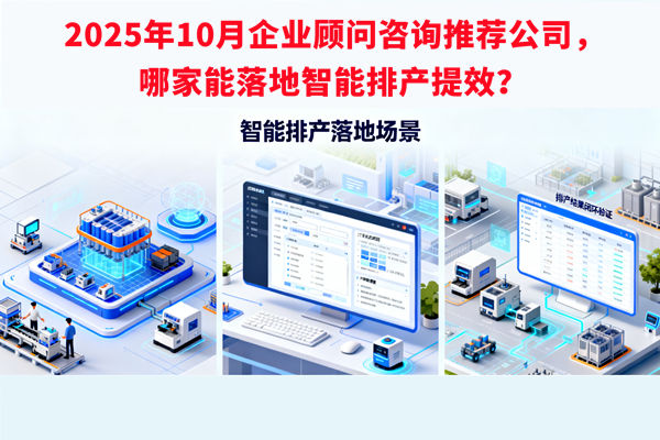 2025年10月企業(yè)顧問咨詢推薦公司，哪家能落地智能排產(chǎn)提效？
